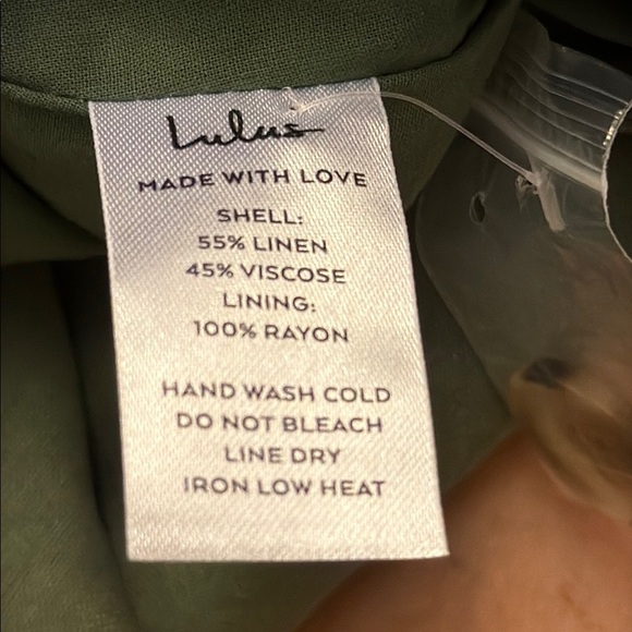 Lulu's Green Wide Leg High-Waisted Pants #445 - Picture 10 of 11